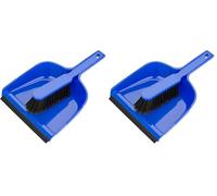 Jantex Dustpan & Brush Set Blue (Pack of 2)