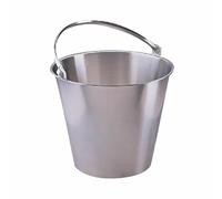 Jantex Floor Bucket Made of Stainless Steel 12 Ltr 270(H) x 310 x 200Ømm