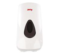 Jantex Foam Soap Pouch-Filled Dispenser 800ml, Dimensions: 250(H) x 115(W) x 115(D)mm, 2ml Dose per Use, Lever-Free Design, Soap Pouches Sold Separately (GG948) | GH085