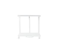 Jantex Free Standing Steel Sack Holder or Bin | White | Hygenic Foot Pedal Operated Lid | 880(H) x 430(W) x 330(D)mm | L548