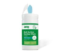 Jantex Green Probe Sanitizer Wipes Starter Tub 130mm (100 Pack) - Multi Surface Cleaning Wipes CH654