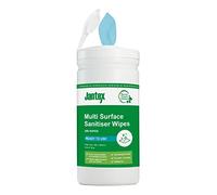 Jantex Green Surface Sanitiser Wipes Starter Tub 200mm, 200 Pack, CH650
