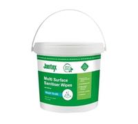 Jantex Green Surface Sanitiser Wipes Starter Tub 200mm (400 Pack) - Kind to the Skin, Non-Irritable, Multipurpose Wet Wipes CH652
