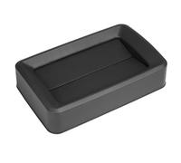 Jantex Hinged Polypropylene Slim Bin Lid for 60/80Ltr Bins, Black, 80 L