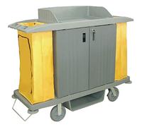 Jantex Housekeeping Trolley with Doors - 1540x540x1285mm