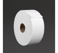 Jantex Jumbo Commercial Toilet Roll Refill 2-Ply 300m, Pack of 6