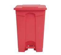 Jantex Kitchen Pedal Bin Red 45Ltr