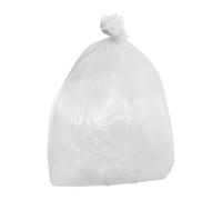 Jantex Light Duty Clear Bin Bags 80Ltr Recycled Polythene (200, 80 Ltr