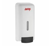 Jantex Wall-Mounted Soap and Sanitiser Dispenser 1Ltr, White, 1 Litre