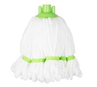 Jantex Microfibre Mop Head with Green Stripe, 150g