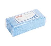 Jantex Non-Woven Washroom Cleaning Cloth 600x300mm, Blue (Pack of 50)