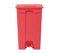 Jantex Pedal Bin Red 87Ltr - Food Waste Bin for Restaurants, Kitchen, Pubs, Catering DC712