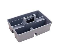 Jantex Plastic 3-Compartment Cleaning Carry Caddy 133mm, Grey