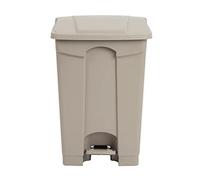 Jantex Polypropylene Kitchen Pedal Bin 45Ltr, Beige