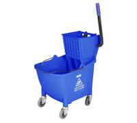 Jantex Polypropylene Mop Bucket with Foot Pedal Release 30L FW869, 30 L