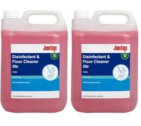 Jantex Professional Multi-Purpose Disenfectant and Floor Cleaner Liquid Concentrate 5 Litre | Makes 200 Litres of Ready-to-Use Lime Scented Solution | CF984 (Pack of 2)