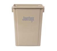 Jantex Recycling Bin Polypropylene Narrow Space-Saving 56Ltr, 56 Litre
