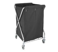 Jantex Replacement Bag for L616 Foldable Linen Trolley, 220Ltr, Black | Provides an immediate commercial backup or renewal liner to keep mobile laundry collection running smoothly.