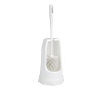 Jantex Round Toilet Brush & Holder Polypropylene 370x165mm, White