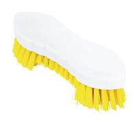 Jantex Scrub Brush Yellow 209mm Kitchen Cleaner Floor Sweeper Wire Bristles