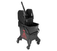 Jantex Tall Mop Bucket and Wringer 21Ltr, Red Print, 21 L