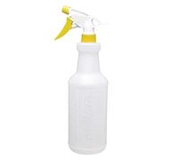 Jantex Colour-Coded Spray Bottle 750ml - Yellow - Trigger Operation, Adjustable Nozzle, Professional Janitor Beauty Hairdressor Gardening and Home Cleaning | CD816