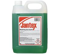 Jantex Washing Up Liquid Concentrate 5 Litre, Green, Pack Quantity: 1 x 5 Litre, Use with Pelican Pump (GF368), Dilution Ratio 1:500 for General Manual Dishwashing, CF975