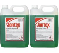 Jantex Washing Up Liquid Concentrate 5 Litre, Green, Pack Quantity: 1 x 5 Litre, Use with Pelican Pump (GF368), Dilution Ratio 1:500 for General Manual Dishwashing, CF975 (Pack of 2)