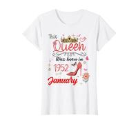 January 1952 Birthday This Queen was Born in January 1952 T-Shirt