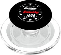 January 1966 Birthday Legend Man Boy Since January 1966 PopSockets PopGrip for MagSafe