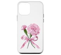 January Birth Flower Pink Carnation Floral Bloom Case for iPhone 12 mini