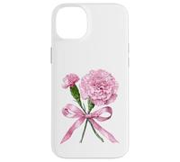 January Birth Flower Pink Carnation Floral Bloom Case for iPhone 14 Plus