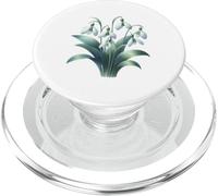 January Birth Flower Snowdrop Botanical Bloom PopSockets PopGrip for MagSafe