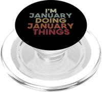 January Name January Personalized Name First Given PopSockets PopGrip for MagSafe