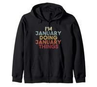January Name January Personalized Name First Given Zip Hoodie