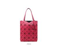 (January new color large peach red) Original Quality New Rhombus Bag Lifetime Mini Small Square Box Wild Four Packets Fashion Mini Ladies Handbags