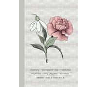 January - Snowdrop and Carnation: Birth Flower Notebook