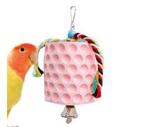 Janurium Chew Toy for Squirrel, Bird Teething Toy, Multifunctional Large Teething Toy, Funny Cage Pet Toy, Cage Pet Toy for Chinchilla, Squirrel, Parrots