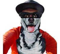 Janurium Cycling Face - Animal Sunscreen Neck Wrap - Bandana Face, UPF50+ Neck Gaiter for Men Women, UV Protection Neck Scarf