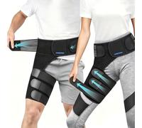 Janustar Hip Brace for Sciatica Pain Relief - Compression Groin Support Wrap for Men and Women - Effective Thigh, Hamstring and Hip Pain Relief - Right Leg