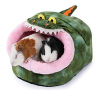 JanYoo Rabbit Rat Hideout Bed Hut Rat Accessories Cube Igloo House Hideaway Sleeper(XL,Crocodile)