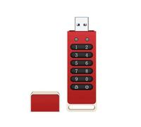 JANZU 1 Piece Secure USB Drive Hardware Password Memory Stick with Keypad USB 3.1 Disk Flash 32GB