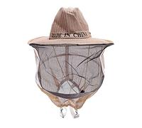 JANZU 1 x Series Anti Bee Hat Beekeeping Cowboy Hat Mosquito Bee Insect Net Veil Head Protector Equipment Beekeeper