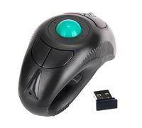 JANZU 2.4G Wireless Air Mouse Ergonomic Trackball Handheld Finger USB Mouse Trackball Mice For Laptop