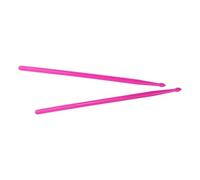 JANZU 2pcs 5A Drumsticks Light Up Drumsticks Nylon Glow Drumsticks Stage Performer Drummer Gift Drumsticks (Pink)
