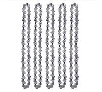 JANZU 5Pcs Mini Chainsaw Chain for 6 Inch Chainsaw Chain Guide Saw Chain Replacement Portable Saw Chain