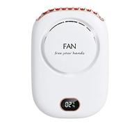 JANZU Fan Mini USB Cooler Rechargeable Ventilador Travel Handheld Portable Silent Small Electric Cooling Fans White