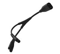 JANZU IEC320 C8 to 2X C7 Y Split AC Power Cord, IEC Figure 8 Male to 2 Female 1 in 2 Out AC Power Cable