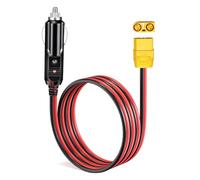 JANZU Lighter Charging Cable XT90 Female Connector to Car Cig Lighter Male Plug for Solar Generator Power Station 14AWG 12V
