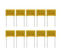 JANZU R 10 Pcs AC 275V 0.22uF Polypropylene Film Capacitors Security MPX
